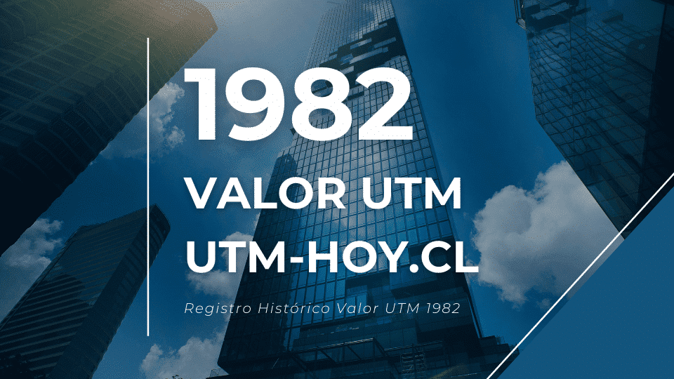 Valor histórico de la UTM del año 1982