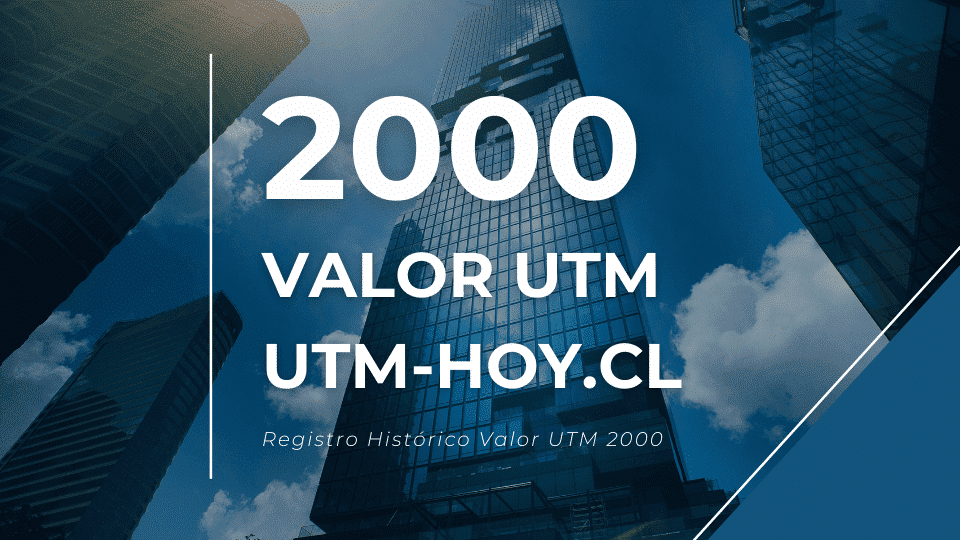 Valor histórico de la UTM del año 2000